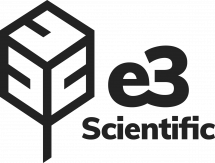 e3 Scientific charcoal logo horizontal